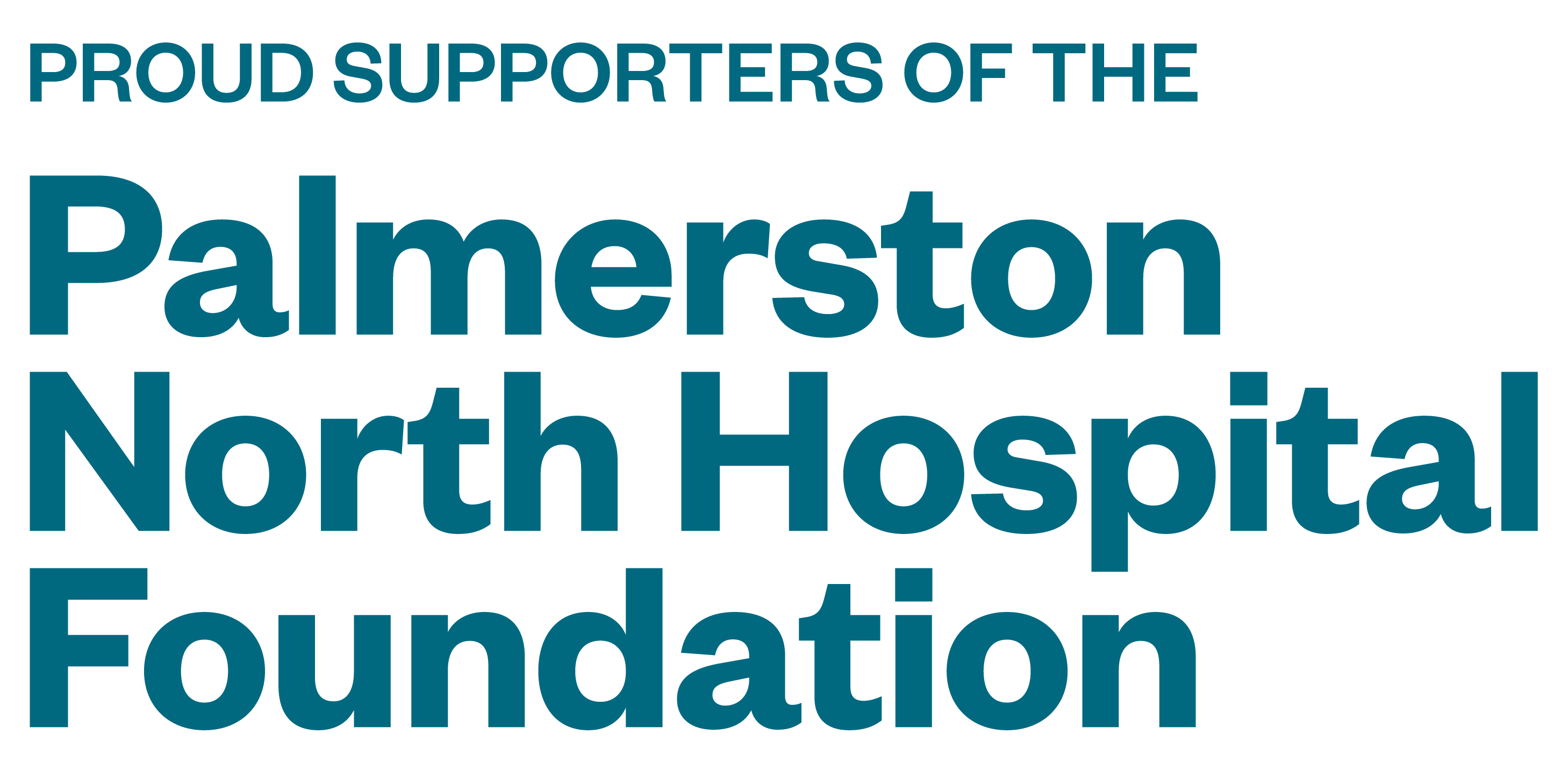 Proud sponsors of the Palmerston North Hospital Foundation